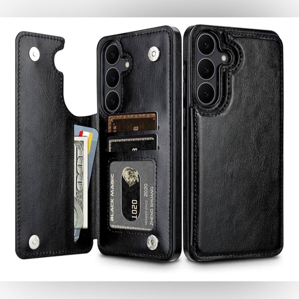 Samsung Black  Wallet Phone Case